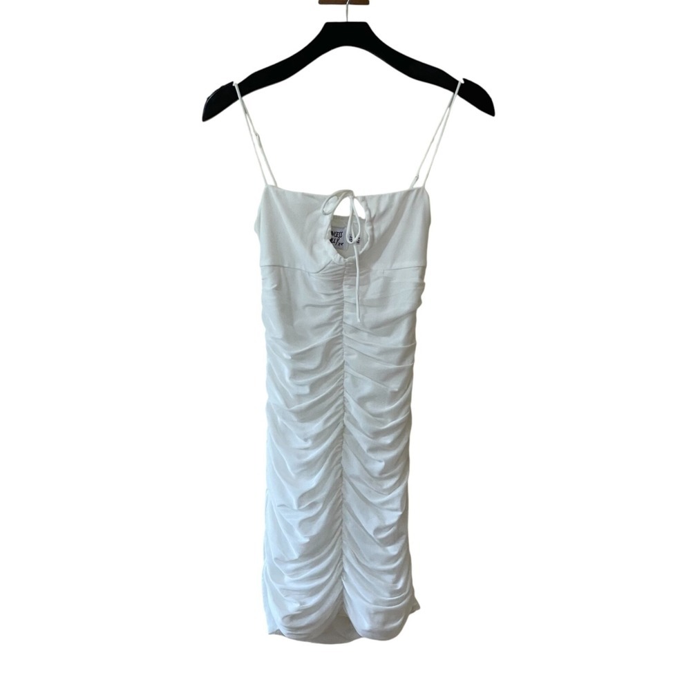 Princess Polly White‎ Sassy Mini Dress